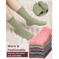thumbnail image 4 of Women's Warm Winter Socks - Thermal Knit Crew Socks for Hiking & Boots, Cozy Calf-Length Socks, Christmas Stocking Stuffers Gifts, 4 of 7