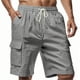 thumbnail image 5 of WILLBEST Pantalones Cortos para Hombre, de Lino, Holgados, Informales, para Deportes Al Aire Libre y con Bolsillo, 5 of 8