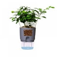 thumbnail image 1 of Handmade 2 Layer Self Watering Plant Storage Baskets Flower Pot With Water Container Garden Flower Pot Planting  Home Decor, 1 of 11