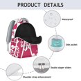 thumbnail image 4 of "Gorgeous Wildflower & Sunflower Backpack for Women - Large Capacity School Bag Perfect for College Students, Features Comfortable Straps & Water-Resistant Fabric, Beautiful Floral Print", 4 of 6