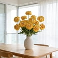 thumbnail image 4 of JHyouerji Artificial Flowers,Yellow Artificial Peonies,Silk Peonies Flowers Bouquet for Centerpiece Table Wedding Party Home Decor, 4 of 7