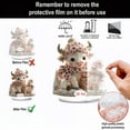 thumbnail image 5 of Mother's Day Table Top Decorations Craft, Home Decor for Living Room Desktop Ornament for Office, Cute Cow Acrylic Ornament 2D Flat, Holiday Gifts for Mother(1PC), 5 of 6