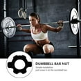 thumbnail image 6 of 8Pcs Dumbbell Bar Nut Barbells Screw Clamp Dumbell Weight Lifting Fitness Equipments Accessories, 6 of 7