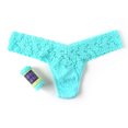 thumbnail image 3 of Hanky Panky Signature Lace Low Rise Stretch Thong, Bright Aqua Blue, One-Size, 3 of 3
