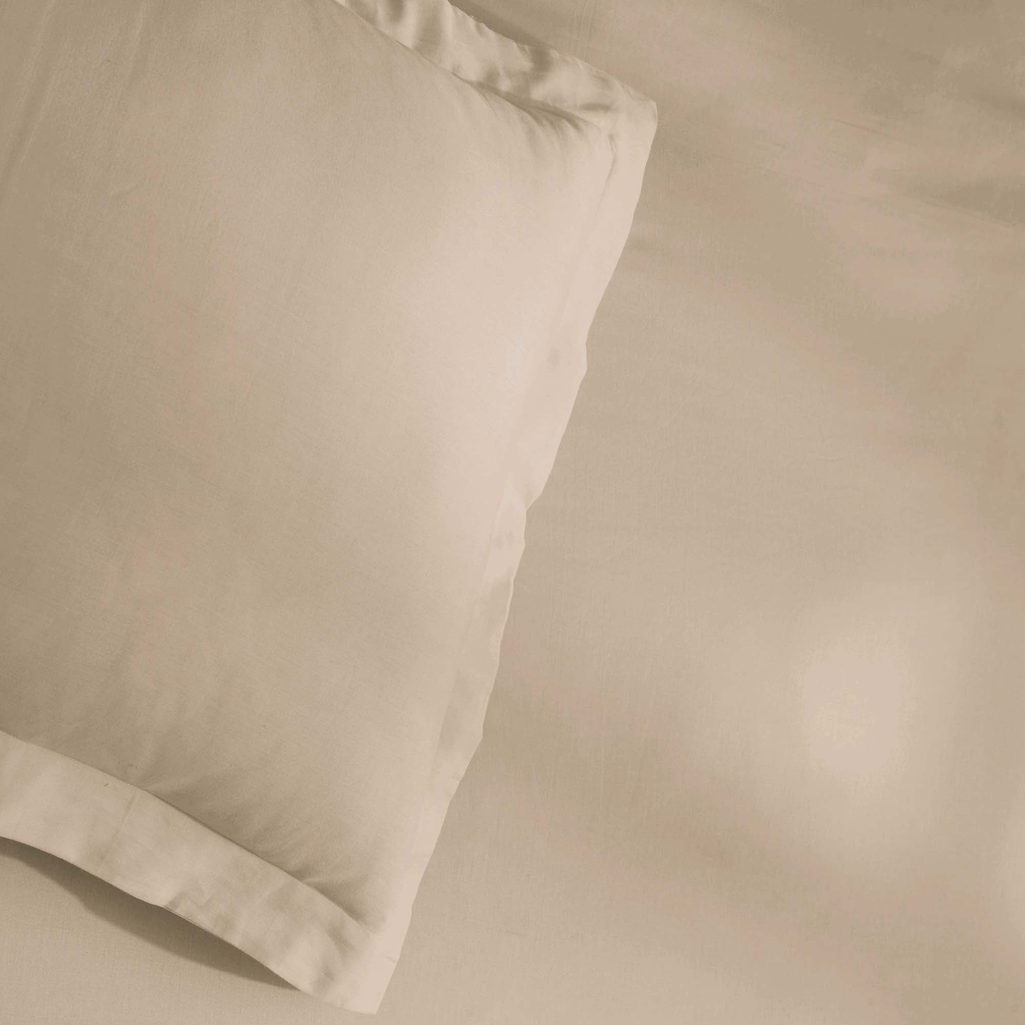 Superior Egyptian Cotton 300 Thread Count Duvet Cover Set, Twin, Tan