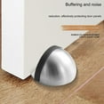 thumbnail image 2 of 2 Pack Heavy Duty Magnetic Door Stoppers Stainless Steel with Rubber Base, 2 of 8