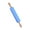 Blue, variant on Yesbay Rolling Pin Wooden Handle Good Toughness Silicone Wooden Handle Rolling Pin for Kitchen,Red