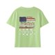 thumbnail image 2 of Blusa Termica Gibobby para niños Camisetas 4 de julio Verde 8-9 años, 2 of 4