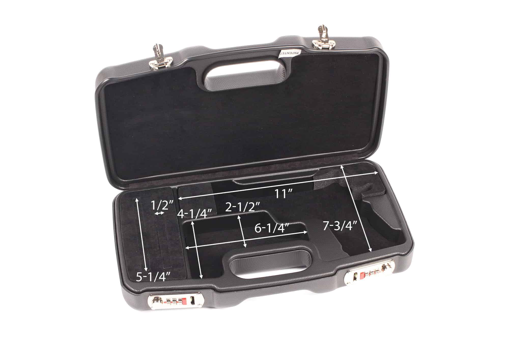 Negrini Leather Modern Handgun Case â€“ 2018SPL/6110
