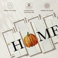 thumbnail image 6 of Elephant Stock Home Pumpkin Wall Sign Wall Art - Horizontal Multi Panel Canvas - Living Room Wall Decor - Wall Signs Multi Panel - Beige And Black Decor By Carol Robinson - 75" x 48", 6 of 8