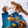 thumbnail image 2 of Hombre Perro anti-pilling, suave, ligera, esponjosa y acogedora de lujo para hogar y cocina – Perfecta para niños y adultos,120X80cm, 2 of 6