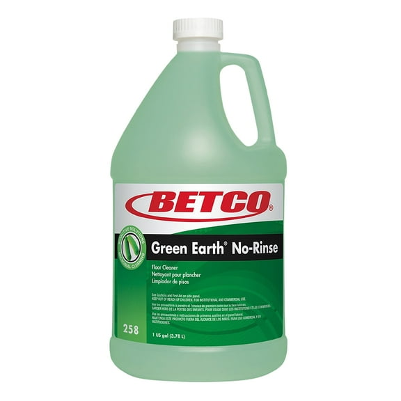 Betco No-Rinse Floor Cleaner Rain Fresh 128 Oz. 4/Carton (BET2580400)