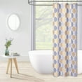 thumbnail image 2 of Bath Shower Curtain for Bathroom Scandi Leaf Design Fabric Shower Curtain Curtain for Bathroom Showers and Bathtubs 54" x 78" Inches Yellow, 2 of 7