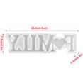 thumbnail image 2 of Fiudx Adorno de Letras de Resina Diy, Proyecto de Manualidades Personalizable, Diseño Fácil de Desmoldar, Divertido para Mezclar Purpurina y Pintura, Decoración Del Hogar, Ideal para Artesanos, Tamañ, 2 of 7