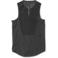 thumbnail image 2 of Aeropostale - Camisa sin mangas con botones y encaje para mujer, gris, extragrande Aeropostale Camisa con botones, 2 of 2