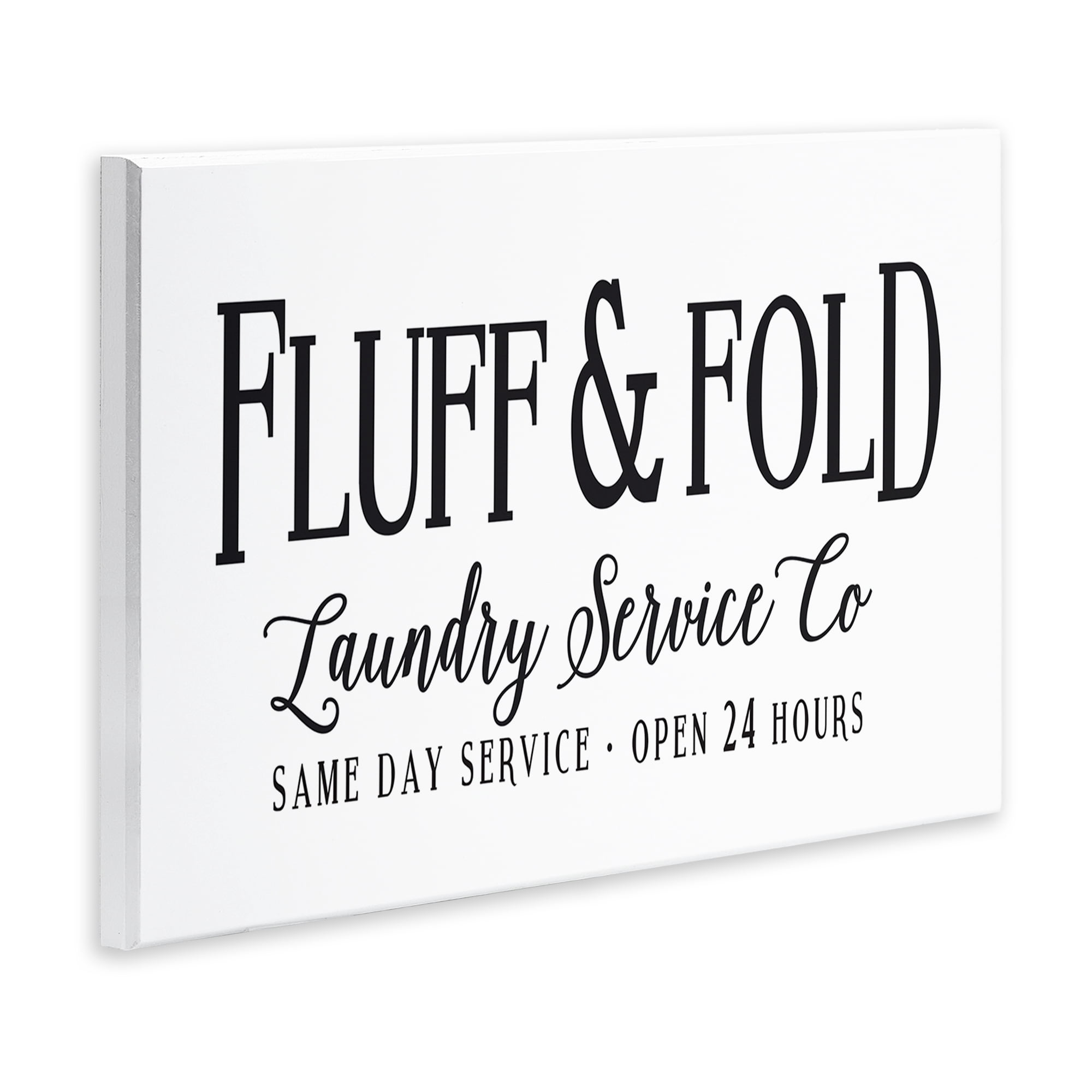 Stupell Industries Fluff & Fold Laundry Bath & Laundry Painting Unframed Art Print Wall Art, 15 x 10
