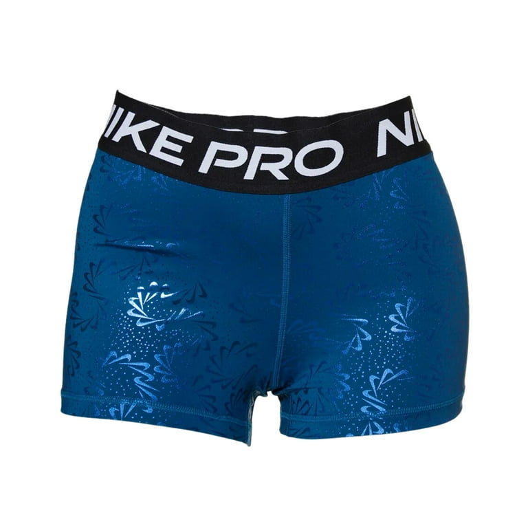 Nike Pro Womens Dri fit Mid Rise 3 Inch Printed Shorts Womens Style Dq6232 Walmart
