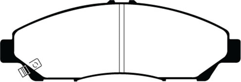 EBC Brakes Greenstuff 6000 Series Heavy Duty 4x4/SUV/Light Truck Brake Pad Set Fits select: 2009-2023 HONDA PILOT, 2017-2023 HONDA RIDGELINE