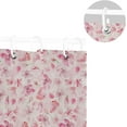 thumbnail image 5 of FREEAMG Shower Curtains Pink Cherry Flower Curtain，Waterproof Fabric Decor Shower Curtains for Bathroom Set with 12 Hooks, 66"x 72", 5 of 6