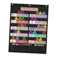 thumbnail image 4 of Gráfico educativo Gráfico de bolsillo del centro de aprendizaje, 56x71,5 cm, material didáctico reutilizable, gráfico de bolsillo para programación , negro, 4 of 10
