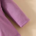 thumbnail image 6 of Usaibhir Toddler Baby Girl Clothes Jacket Coat Long Sleeve Solid Color Buttons Hooded Trench Coat Dress Fall Winter Outfit 9-24M, 6 of 8
