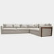 thumbnail image 1 of Sala Esquina Zahara Invertida Curri Beige - DC Inlab Muebles Modelo D, 1 of 2