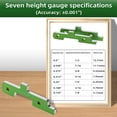 thumbnail image 5 of CEORPER Setup Router Table Height Gauge Tool Carpentry Table Measuring Block, 5 of 12