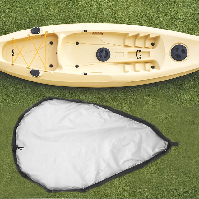 CHICHUMID Housse de Siège de Kayak Noire Imperméable avec Polyester Résistant aux Déchirures et Design Pliable