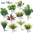 thumbnail image 2 of Plantas artificiales Ouddy Decor, 18 paquetes, resistentes a los rayos UV, 2 of 7