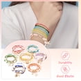 thumbnail image 3 of Conjunto de pulseras de playa de verano Uxcell Bohemio de múltiples capas con cuentas de concha y estrella de mar para mujeres, accesorios de joyería, regalos de disfraz, blanco, 3 of 5