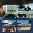 Trackhat Camera Hainatech Car Dash Camera 360° View Front and Rear 1080p with GPS WiFi ...