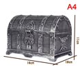 thumbnail image 4 of CNKOO 1pc Retro Treasure Box with Lock Toys for Party Favors Props Decoration Pirate, 4 of 6