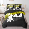 thumbnail image 1 of YST 7-Piece Dirt Bike Comforter Set, Polyester, Full Size, 7 Count, 1 of 5