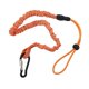 thumbnail image 5 of Arnés retráctil con cordón para herramientas, ideal para mochilerismo y montañismo al aire libre. Naranja, 5 of 8