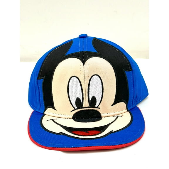 Disney Mickey Mouse Hat - Mickey Mouse Baseball Cap (Blue)