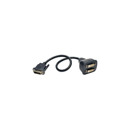 UPC: 0037332138798 | Tripp Lite P564-001 Black Male to 2 Female DVI-D Y Splitter Cable