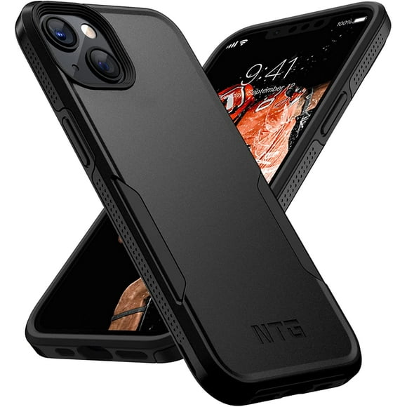 NTG Antichoc Conçu pour iPhone 13 Cas [Protection de la Structure à 2 Couches] [Anti-Chute de Qualité Militaire] Léger