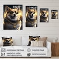 thumbnail image 4 of Designart Pembroke Welsh Corgi Gangster In NYC I Canvas Wall Art, 4 of 5