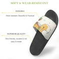thumbnail image 3 of GZHJMY Stylish Slides for Women Men, Cartoon Cute Pilot Foxie Soft Flexible Slip-on Sandals Slippers, 3 of 7