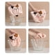 thumbnail image 5 of Toallas de vellón coral suave, diseño de dibujos animados súper absorbentes, 2 paquetes de toallas con capucha de animales ajustables para niñas y mujeres, secado rápido, tamaño ideal para usos, 5 of 5