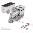 thumbnail image 2 of 1 juego de modelo de tren de vapor de lujo, estilo retro, novedoso, modelo de tren de mesa de escritorio único, 2 of 5