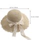 thumbnail image 2 of COMPUKAS 1Ud Sombrero De De Paja Beige Con Protección Solar Para Mujer, 2 of 6