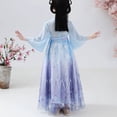 thumbnail image 4 of Elegant Traditional Chinese Hanfu Dress Set for Girls, Tang Dynasty Princess Dress with Floral Tulle for Graduation, Halloween, Easter, Christmas Festival, 4 of 5