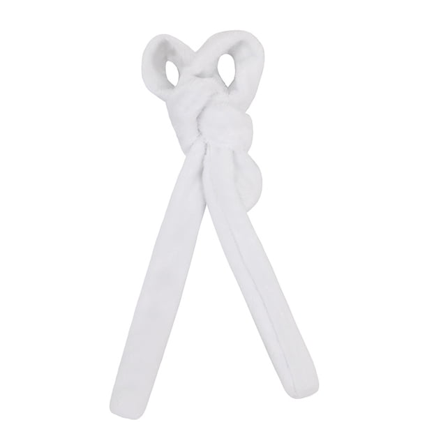 Sonducket Pañuelo para el pelo, banda trenzada para peluquería, soporte para coleta, cuerdas para el pelo DIY, accesorios Vintage para mujeres y niñas Accesorio para el cabello Blanco Sonducket AP001674-02