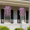 thumbnail image 6 of Rirozkan Artificial Hanging Vine, Morning Glory Faux Plants, 4 Feet Fake Ivy Garland for Wall Decor, Indoor Greenery for Window Frame, Outdoor Garden Fence Decoration, Vertical Garden Accent, 6 of 6