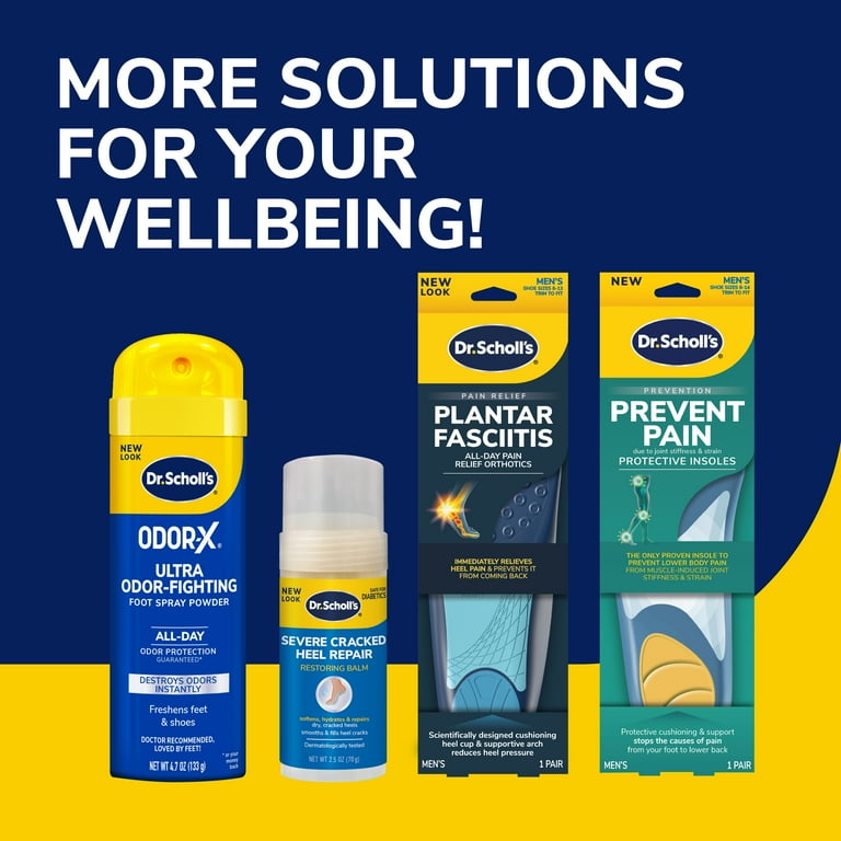 Dr. Scholl's® Run Active Comfort Foam Insoles, Men Shoe Sizes 8-14, 1 Pair, Trim to Fit - Walmart.com Dr. Scholl's® Run Active Comfort Foam Insoles, Men Shoe Sizes 8-14, 1 Pair, Trim to Fit - Walmart.com