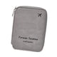 thumbnail image 2 of Funda protectora ligera para pasaporte, ideal para viajes, desplazamientos y compras. Gris, 2 of 8
