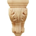 thumbnail image 2 of Ekena Millwork 3 1/2"W x 4"D x 7"H Small Traditional Acanthus Corbel, Red Oak, 2 of 4