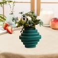 thumbnail image 6 of Hmgxay Plastic Glazed Vase, Decorative Flower Pot for Home Decor, Elegant Flower Container for Dried Arrangements, Multifunctional Floral Utensil for Living Spaces(Blue), 6 of 6