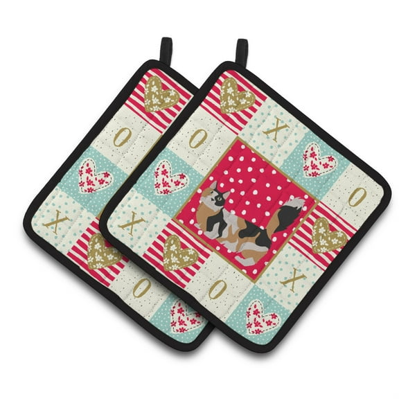 Munchkin #3 Cat Love Pair of Pot Holders